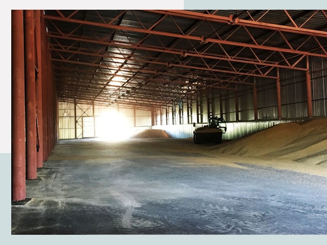 Строительство зернохранилищ в Димитровграде