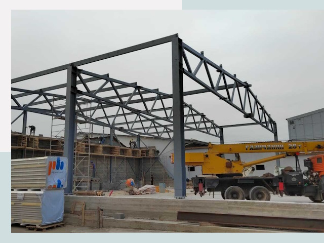 Строительство цехов в Димитровграде