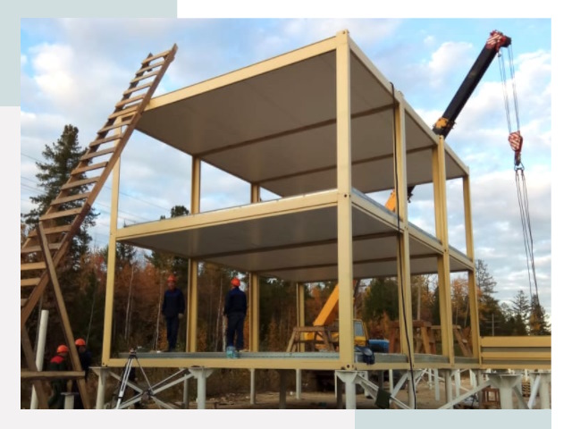 Строительство модульных здания Димитровград