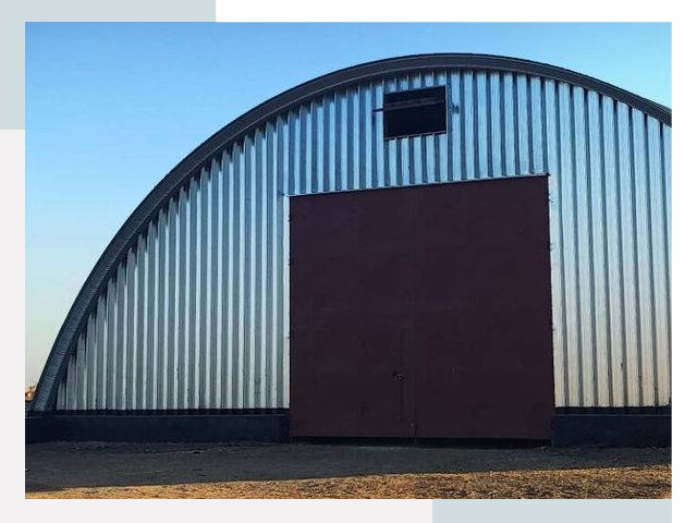 Бескаркасные ангары в Димитровграде