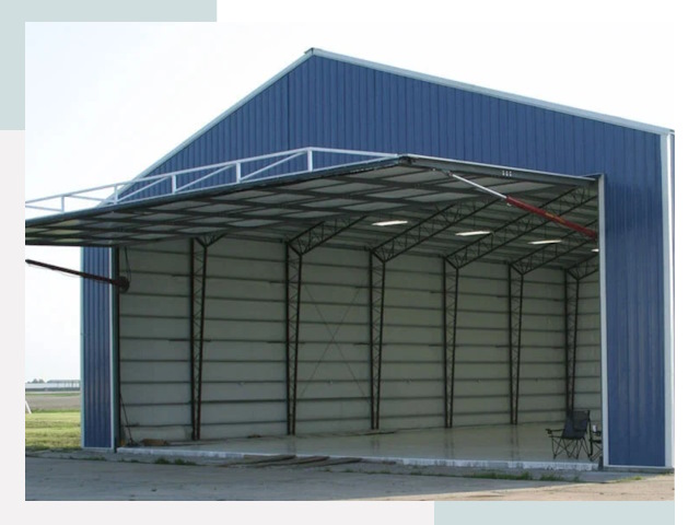 Прямо стенные ангары в Димитровграде