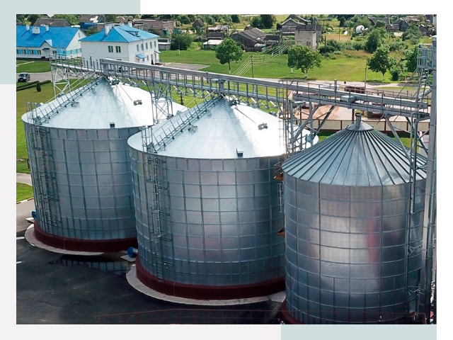 Металлические силосы в Димитровграде