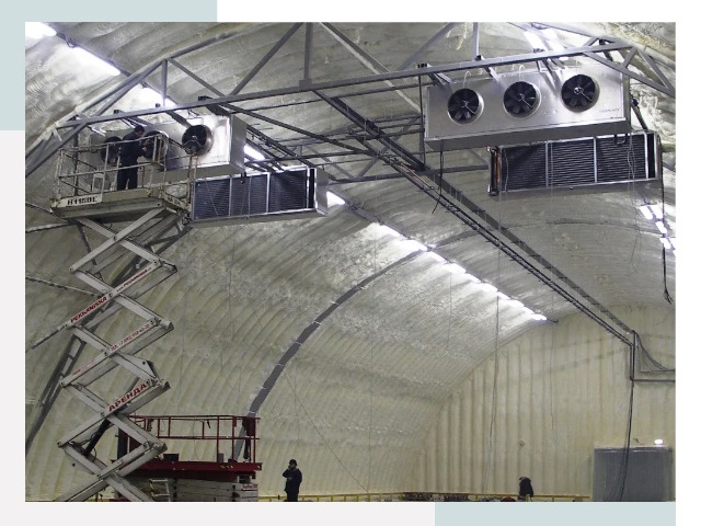 Оснащение ангаров в Димитровграде