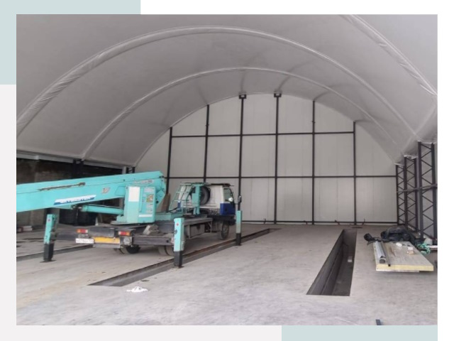 Внутреннее оснащение ангаров в Димитровграде